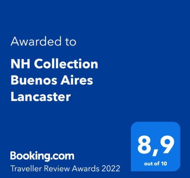 Nh Collection Buenos Aires Lancaster Hotel Eksteriør billede